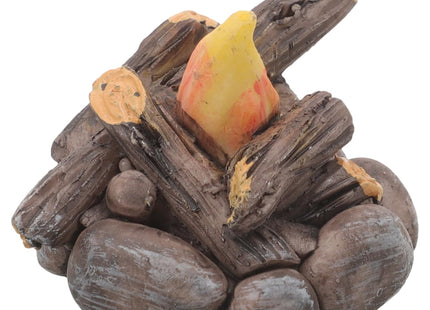 Angoily Miniature Campfire, Resin Dollhouse Fire Decor for Dioramas