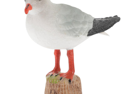 STOBOK Nautical Seagull Statue Miniature Seagull Figure Figurine Home Decor Accent for Office Living Room Bedroom Cafe Restaurant Car 3.54 X 2.75 X 1.18 in