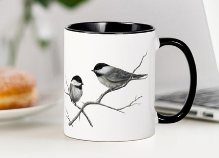 CafePress Chickadee Song Bird Mugs 11 oz (325 ml) Ceramic Coffee Mug