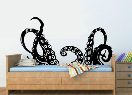 JS Artworks Octopus Tentacles arms Vinyl Wall Art Decal Sticker