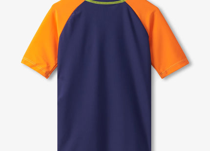 Hatley Boys' Long Sleeve Rashguard, Lobster, 2 Years
