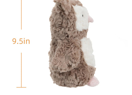 Apricot Lamb Toys Plush Brown Owl Stuffed Animal Soft for Kids Owl 9.5''
