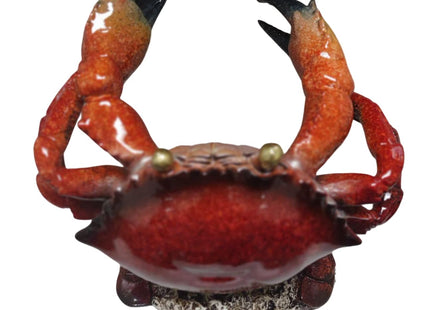 Crab Wine Bottle Holder: Marine Life Inspired Wine Rest Statue for Tabletops and Counters – Unique Home Decor and Ideal Housewarming Gift for Wine Enthusiasts