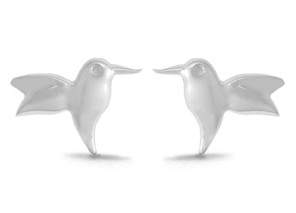 Boma Jewelry Sterling Silver Hummingbird Stud Earrings