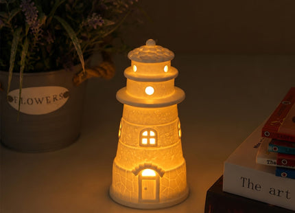 Lighthouse Book Shelf Decor Aesthetic Beach Themed Room Decor 6.3Inch