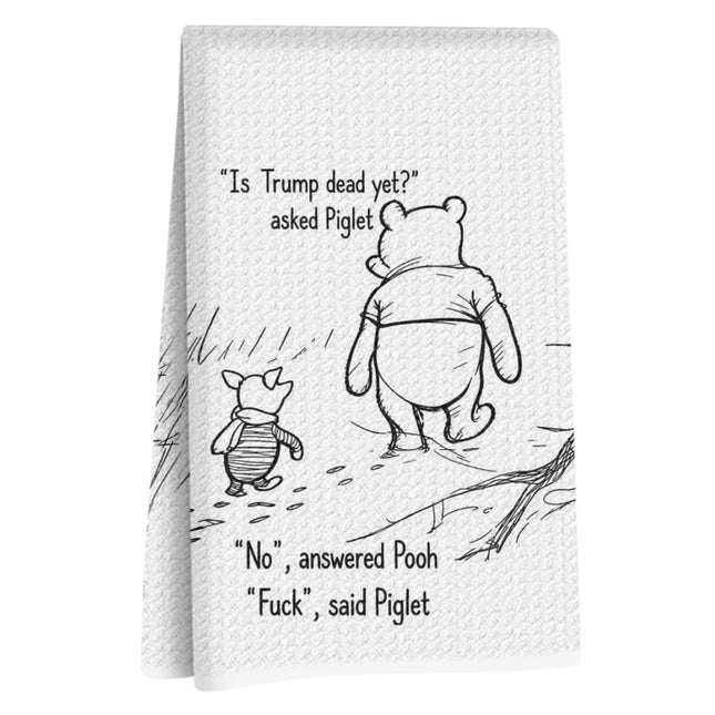 Funny Bear Kitchen Towels Gifts for Animal lovers Decor Tea Towel for Women