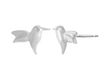 Boma Jewelry Sterling Silver Hummingbird Stud Earrings