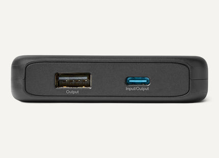 Amazon Basics Slim Portable Charger Power Bank with LED Display, 10,000 mAh, Black