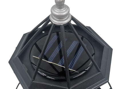Lighthouse Solar Lamp, 360° Rotating LED Garden Light for Outdoor Decor