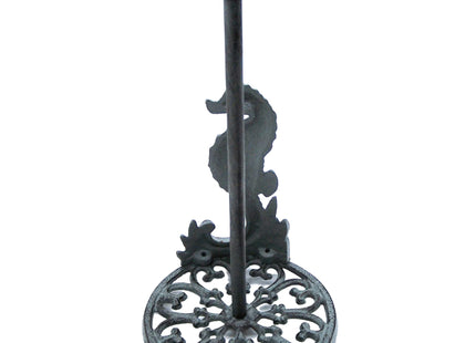 Sea Horse Paper Towel Holder, Nautical Kitchen Accessories, Freestanding Countertop Organization, 13 Inches