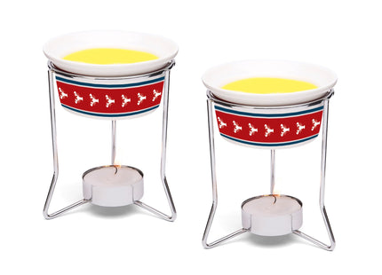 Nantucket Seafood Ceramic Butter Warmers, Lobster Design, Set of 2