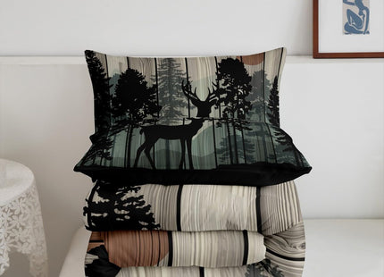 Feelyou Cabin Deer Comforter Set Twin Size for Kids Boys Girls Bedding Set