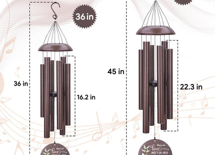 Extrabily Personalized Memorial Dragonfly Wind Chimes for Funeral