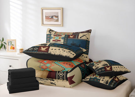 Erosebridal 7 Pieces Boys Wild Duck Fish Bedding Set Twin Size