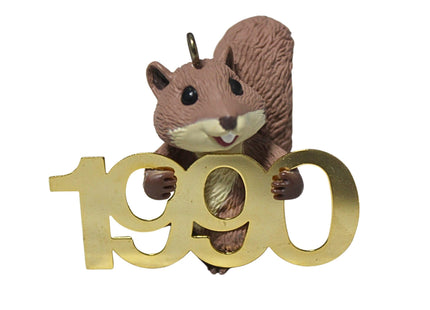 Hallmark Ornament 1990 Fabulous Decade Features a Squirrel