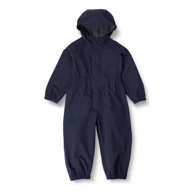 Amazon Essentials Unisex Kids' Waterproof Rain Suit, Navy, Small