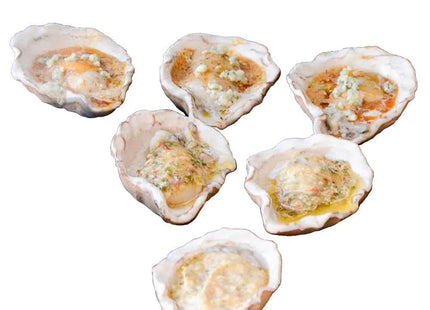 Loftin Oysters Ceramic Reusable Chargrilling Oyster Shell, Set of 12. Great for Seafood of all Kinds. Made in the USA.