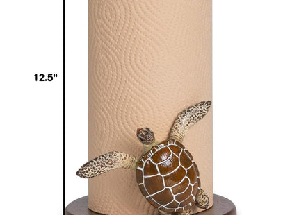 Turtle Paper Towel Holder Coastal Kitchen Decor Beach Sea Turtle Decorative