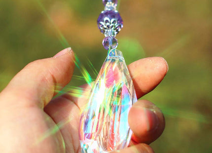 WEISIPU Crystal Suncatchers for Windows - Dragonfly Crystal Ball Prisms Hanging Crystals Ornament for Home Garden Office Wedding Christmas Decoration-Dragonfly