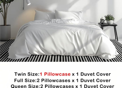 100% Natural Cotton Lodge Cabin Duvet Cover Queen,Wild Bear Animal Silhouette Bedding Set (Not Comforter) for Country Room Decor,Bohemian Pattern Wooden Print Bedspread Cover with Zipper Closure