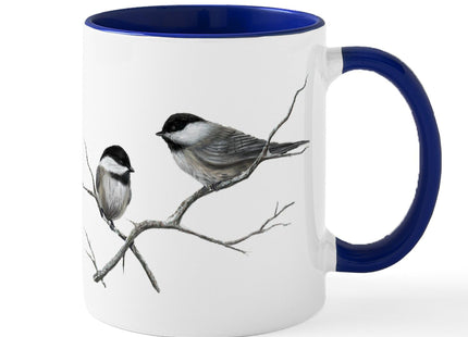 CafePress Chickadee Song Bird Mugs 11 oz (325 ml) Ceramic Coffee Mug