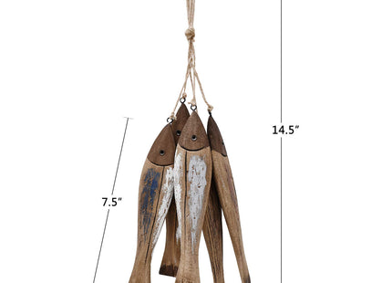 Rustic Wood Fish Home Decor Hanging Nautical Wall Decor