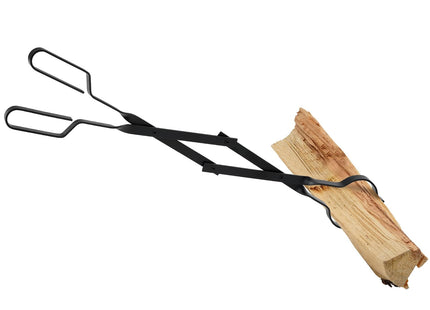 Stanbroil Outdoor Campfire Fireplace Tongs, 26" Long, Log Grabber, Black