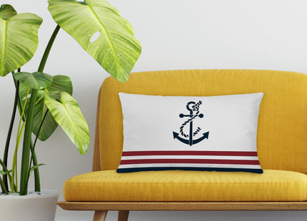 Nogrit Nautical Pillow Covers 12x20, Nautical Throw Pillows for Couch, Anchor Decor, Coastal Pillow Covers, Nautical Outdoor Decor