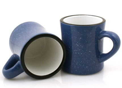 Marble Creek Ceramic Diner Campfire Mug, 10oz (Single) (Sky Blue)