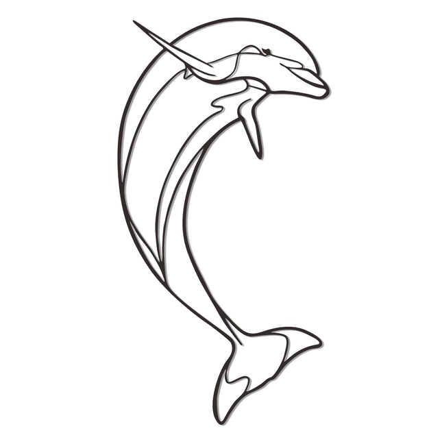 Xedatric Dolphin Metal Wall Art Brings Coastal