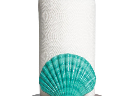 Seashell Paper Towel Holder Decorative Coastal Beach Kitchen Decor Beachy