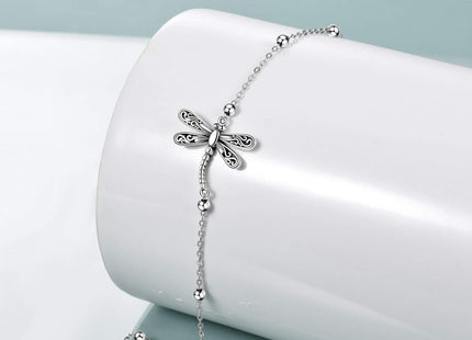 ONEFINITY Dragonfly Bracelet Sterling Silver Dragonfly Bracelet Dragonfly Jewelry for Women Gifts