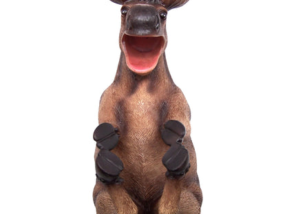 Wowser Rustic Moose Wine Bottle Holder - Wine Accessories & Kitchen Organizer