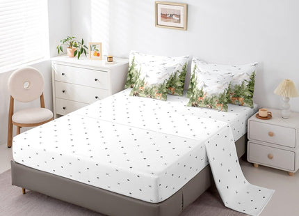 Erosebridal Giant Mountain Forest 7 Piece Bedding Set Full Animal Comforter