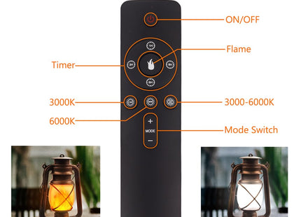 Marlrin USB Rechargeable Lanterns 2 Pack with Remote Control 4 Modes Lights
