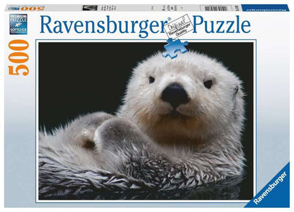 RAVENSBURGER Puzzle 16980 Sweet Little Otter-500 Pieces Puzzle