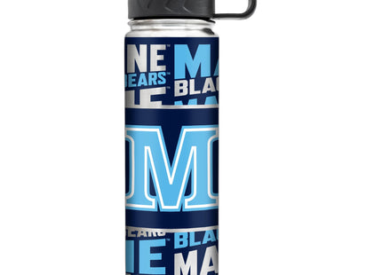 Rico Industries NCAA Maine Black Bears Standard 22oz Stainless Steel Tumbler with Lid - Great For Coffee, Tea, Water or Cocktails