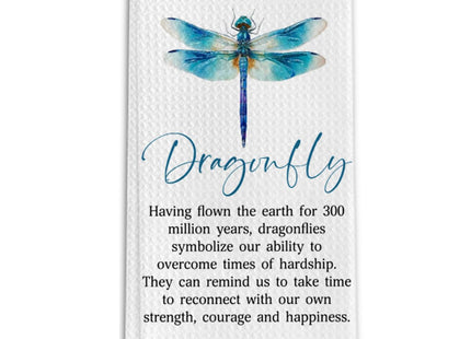 FDLLUS Dragonfly Gifts Kitchen Towels for Dragonfly Lovers, Nature Lover Decorative Towels for Bar Kitchen Bathroom