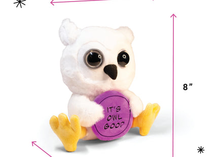 Punchkins Owl Plushie - It's Owl Good Sassy Plush, Gift for Animal Lovers, Cute Plush Toy for Gifting