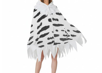pewjury Owl Costume for Women - Snowy Owl Hooded Cape Unisex Halloween Cosplay Outfit for Teens & Adults