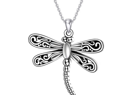 ONEFINITY Dragonfly Necklace 925 Sterling Silver Dragonfly Pendant Necklace Jewelry Gifts for Women