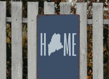 Funny Signs Metal Tin Poster 8x12inch Maine Home Wall Art Decoration Painting For Home Yard Sign Outdoor Lawn Garden Office Decor