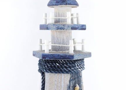 Sail Boat Wooden Lighthouse 10.6" High Nautical Themed Rooms Lighthouse Home Decor