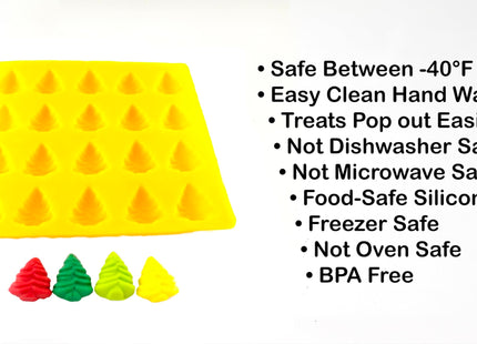 EDELAINE'S Pine Tree Christmas Silicone Molds, 20 Cav Homemade Candy Making