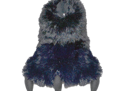 Millffy Funny Bear Paw Slippers - Adult & Kids Monster Dino Slippers (Black Bear, Small)