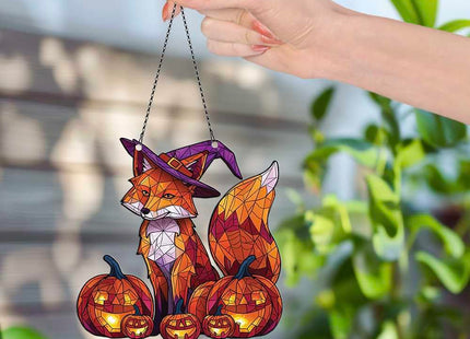 Fox Acrylic Ornaments Suncatcher Gifts for Fox Lovers Halloween Decor