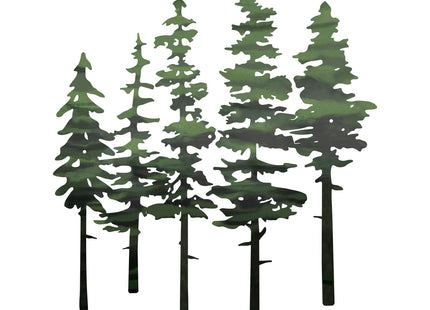 ESTART Metal Pine Tree Wall Art, Metal Tree Wall Decor