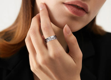 Sariel Butterfly Dragonfly Fidget Ring 925 Sterling Silver Anxiety Spinner Rings Relief Stress for Women Daughter Mom (Dragonfly, 10)