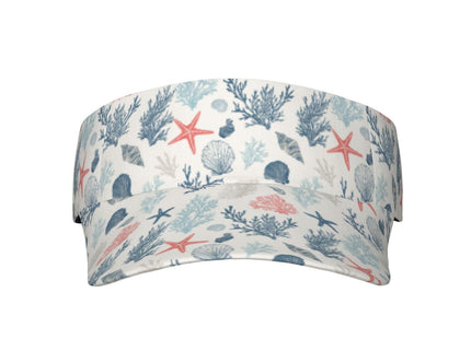 Bshuey Nautical Coastal Unisex Adjustable Sports Sun Visor