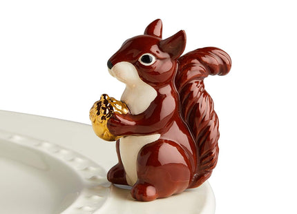 Nora Fleming Mr. Squirrel (Squirrel) A215 - Hand-Painted Ceramic Unique Décor - Summer Minis for the Home and Office
